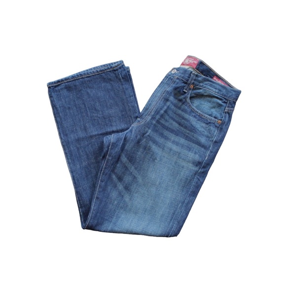 Lucky Brand Relaxed Straight Classic American Style Denim Blue Jeans - Picture 12 of 12